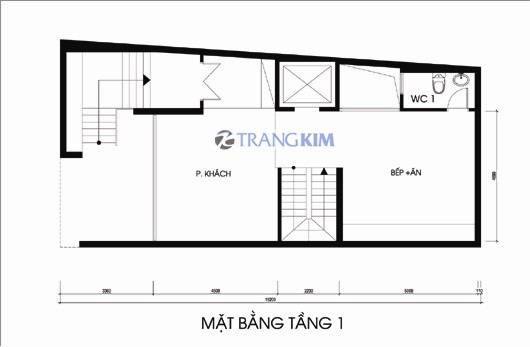 MAT-BANG-TANG-1-Copy1 Kiến trúc nhà ống 6 tầng - Chú Hùng