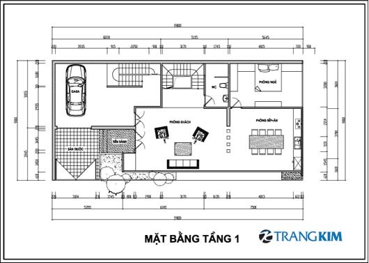 Kiến trúc biệt thự 4 tầng hiện đại - Ông Thuận tang-1 Kiến trúc biệt thự 4 tầng hiện đại - Ông Thuận