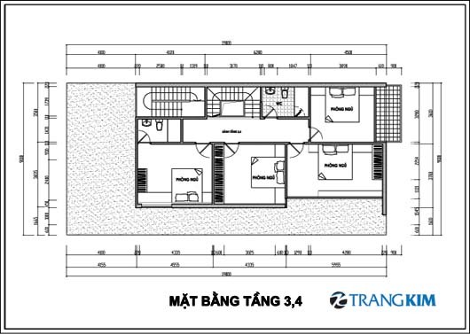 Kiến trúc biệt thự 4 tầng hiện đại - Ông Thuận tang-3 Kiến trúc biệt thự 4 tầng hiện đại - Ông Thuận