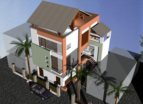 mattien31 Tạo thẩm mỹ cho mặt tiền ngôi nhà