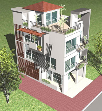 mattien4 Tạo thẩm mỹ cho mặt tiền ngôi nhà
