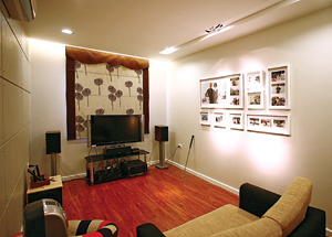 phong nghe nhac2 Mẫu nhà hợp lí với diện tích 110m2