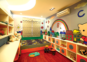 phong ngu cua tre2 Mẫu nhà hợp lí với diện tích 110m2