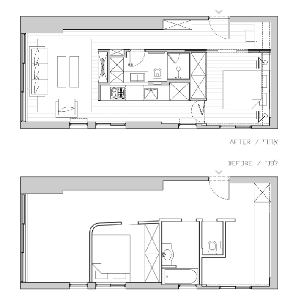 can-ho-cao-cap-40m2-13 Cải tạo căn hộ cao cấp 40m2 ở Tel-Aviv