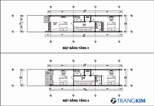 kien-truc-nha-ong-4-tang-mat-bang-tang-34 Thiết kế Kiến trúc nhà ống 4.5 tầng - Chú Sơn