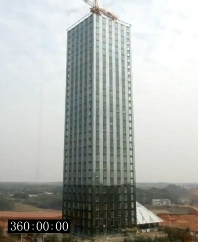 Trung Quốc xây khách sạn 30 tầng trong vòng 15 ngày ark hotel 15 ngay khampha giaoducvietnam1 Trung Quốc xây khách sạn 30 tầng trong vòng 15 ngày