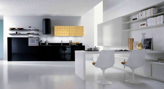 Black-and-white-kitchen-design-ideas-18-554x303 Sạch và sang với bếp đen trắng