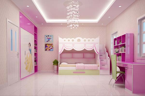 Thiết kế phòng ngủ cho bé phải phù hợp với giới tính, sở thích của trẻ