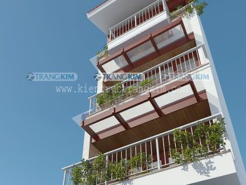 Thiết kế kiến trúc nhà ống 7 tầng – Hà Nội Thiết kế kiến trúc nhà ống 7 tầng – Hà Nội