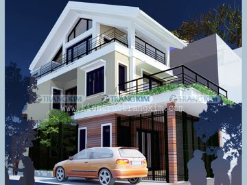 Thiết kế kiến trúc biệt thự phố 3 tầng – Hà Nội Thiết kế kiến trúc biệt thự phố 3 tầng – Hà Nội