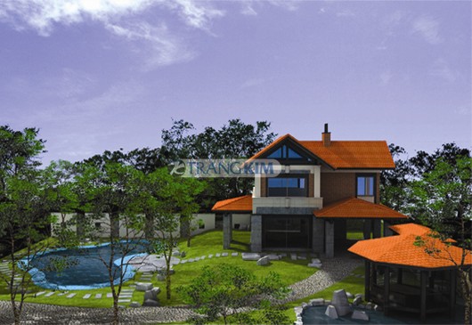 Hình ảnh phối cảnh căn biệt thự - Góc 1 1