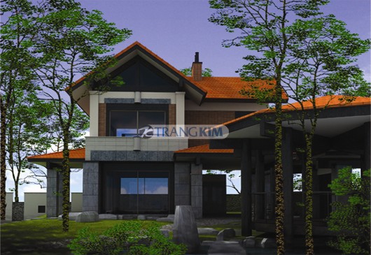 Hình ảnh phối cảnh căn biệt thự - Góc 3 1