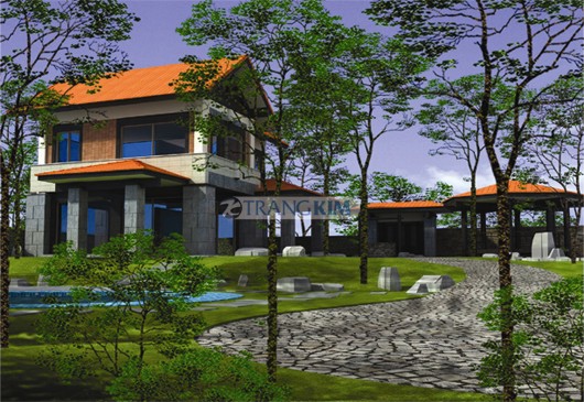 Hình ảnh phối cảnh căn biệt thự - Góc 4 1