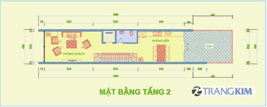 Mặt bằng thiết kế tầng 2 1