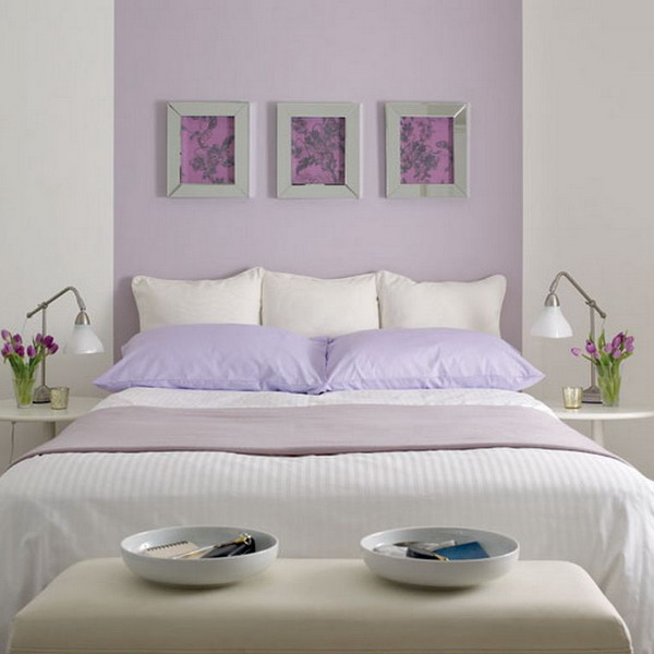 Phòng ngủ màu tím lãng mạn - Archi