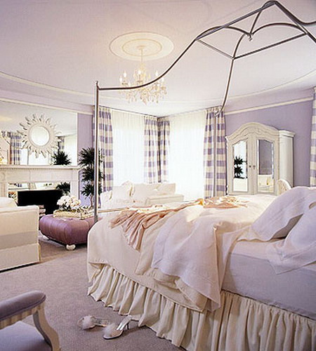 Phòng ngủ màu tím lãng mạn - Archi
