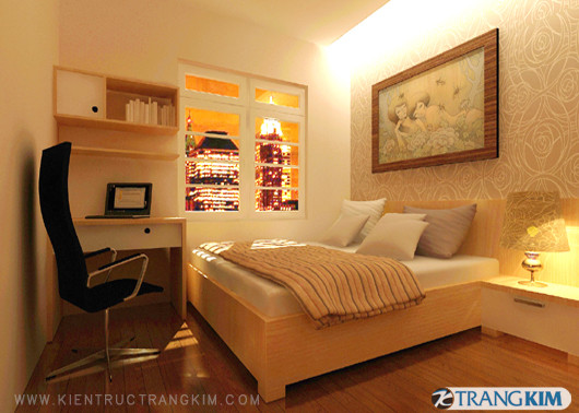 Thiết kế nội thất căn hộ chung cư 40m2 đẹp, gọn mà rẻ 7