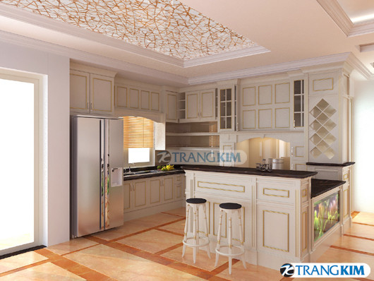 Thiết kế nội thất chung cư theo phong cách cổ điển 4 Thiết kế nội thất chung cư theo phong cách cổ điển 4