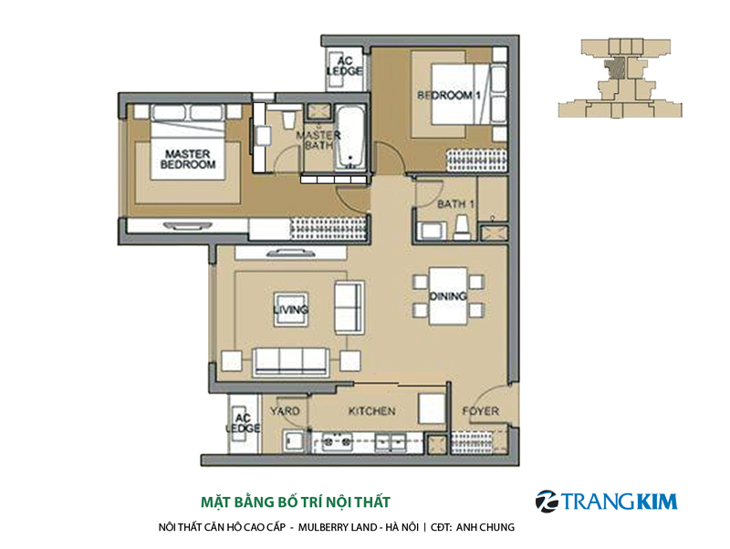 Thiết kế nội thất chung cư MULBERRY LAND – Hà Nội 13