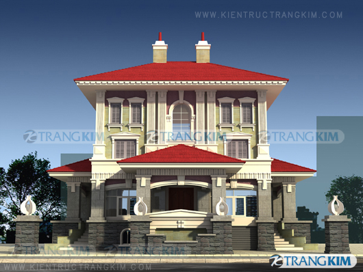 Mẫu nhà biệt thự đẹp của công ty Kiến trúc Trang Kim (p2) 5 Mẫu nhà biệt thự đẹp của công ty Kiến trúc Trang Kim (p2) 5