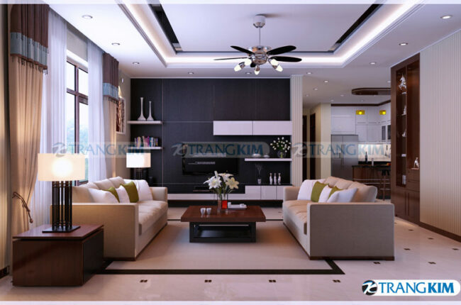 Thiết kế nội thất biệt thự 1 tầng – Anh Thắng, TP Sơn La