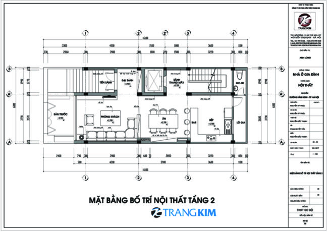 Thiết kế nội thất nhà ống 6 tầng 1 tum – Hà Nội 20