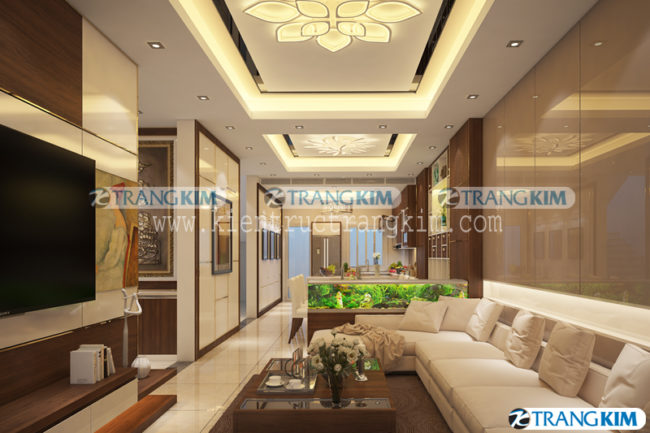Thiết kế nội thất nhà ống 6 tầng 1 tum – Hà Nội - Trangkim