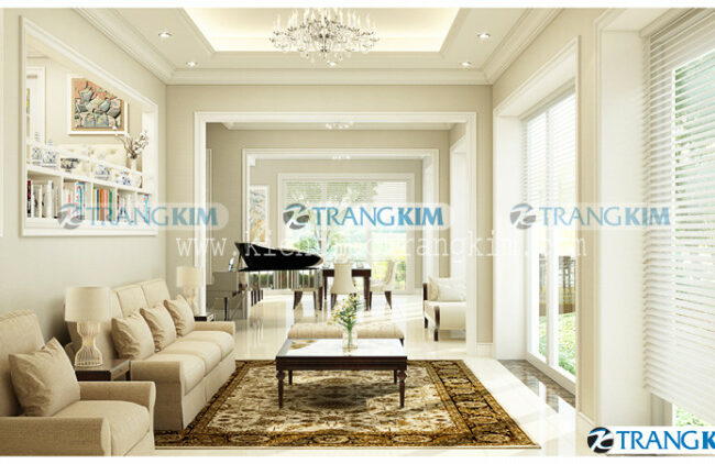 Thiết kế nội thất biệt thự vincom – Hà Nội