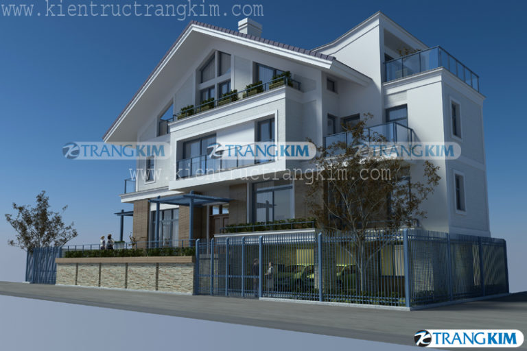 Một số hình ảnh tiêu biểu Thiết kế biệt thự đẹp của công ty Kiến trúc Trang Kim 10