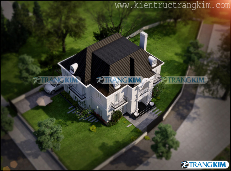 Hình ảnh căn biệt thự - Góc 4 1 Hình ảnh căn biệt thự - Góc 4 1