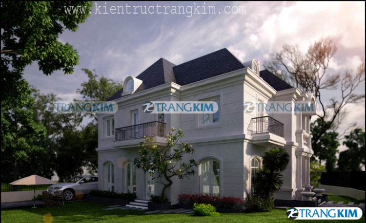 Hình ảnh căn biệt thự - Góc 2 1 Hình ảnh căn biệt thự - Góc 2 1