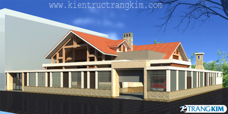 Một số hình ảnh thiết kế kiến trúc biệt thự 1 tầng - Chú Thành - Sơn La 2 Một số hình ảnh thiết kế kiến trúc biệt thự 1 tầng - Chú Thành - Sơn La 2