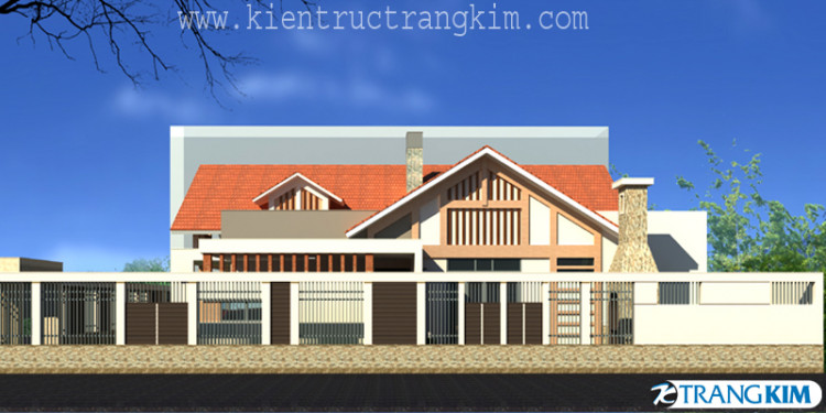 Một số hình ảnh thiết kế kiến trúc biệt thự 1 tầng - Chú Thành - Sơn La 4 Một số hình ảnh thiết kế kiến trúc biệt thự 1 tầng - Chú Thành - Sơn La 4