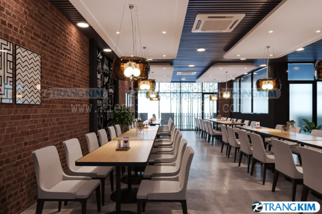 Thiết kế nội thất nhà hàng hiện đại – Mr Cường – Hà Nội - Trangkim