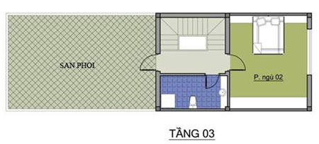 Bản vẽ thiết kế nhà ống 5x20m 3