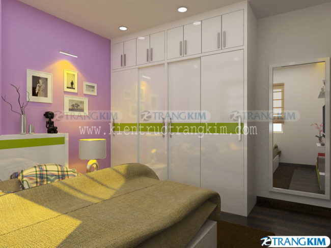 Hình ảnh phối cảnh thiết kế nội thất chung cư mini tại Hà Nội 10