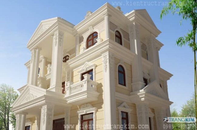 Phối cảnh biệt thự cổ điển