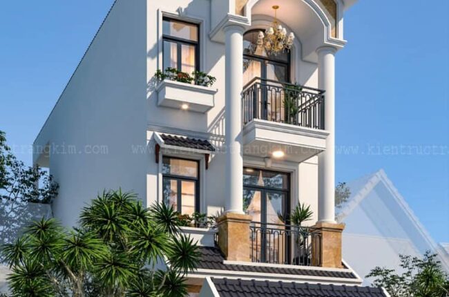 Thiết kế nhà ống 3 tầng 3 phòng ngủ 5x17m hiện đại