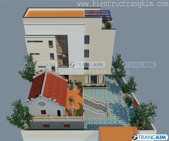 Thông tin chung về thiết kế nhà ống 5 tầng kêt hợp nhà thờ 1