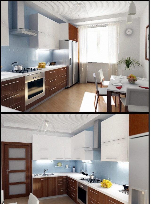 Cách phân chia nội thất không gian phòng bếp 3