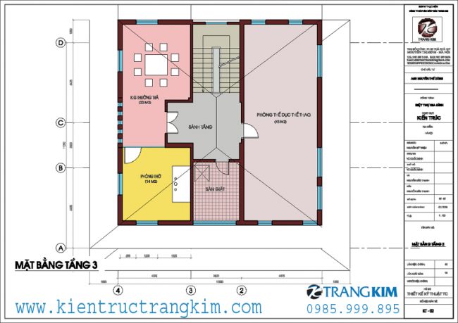 Mặt bằng tầng 3 1