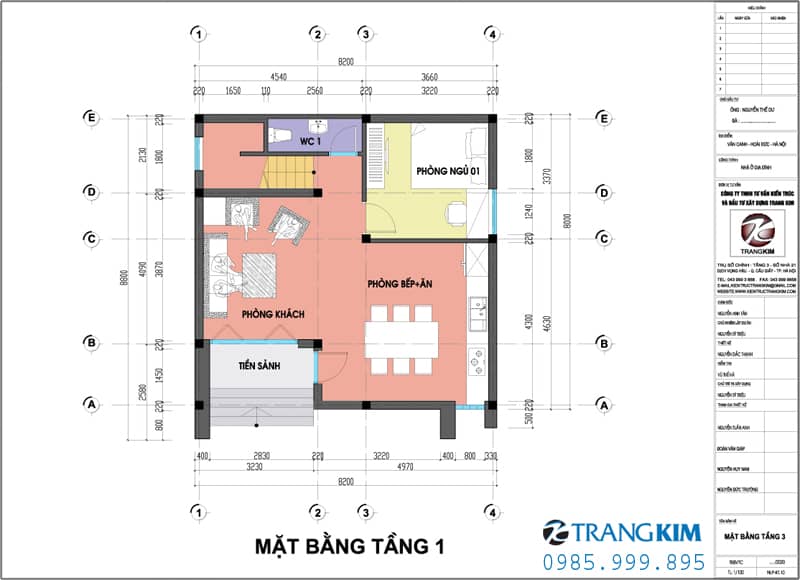 Biệt thự 3 tầng 5 phòng ngủ