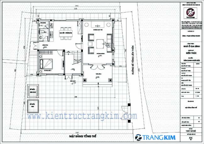 Thiết kế biệt thự mini 2 tầng hiện đại mái bằng đẹp tinh tế (CĐT: ông  Trường - Hồ Chí Minh) BT21387