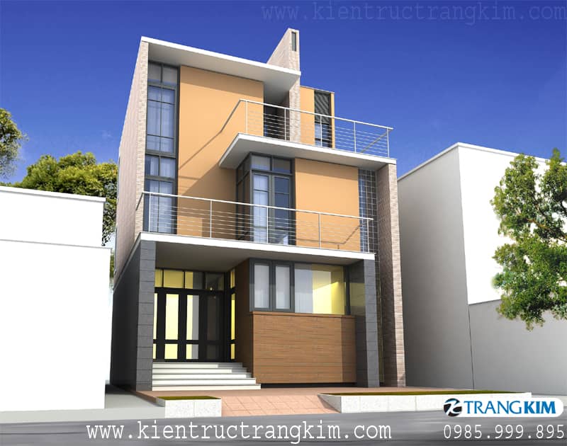 Biệt thự 3 tầng 5 phòng ngủ