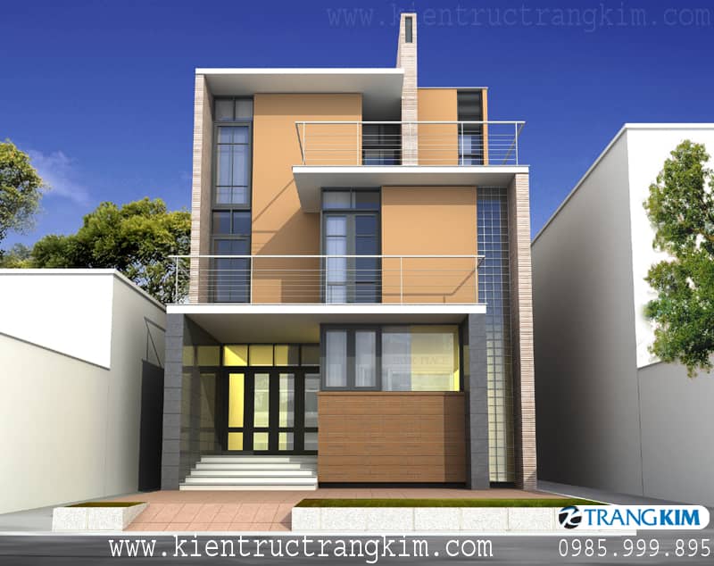 Biệt thự 3 tầng 5 phòng ngủ