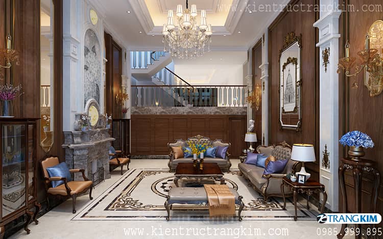 phối cảnh nội thất từng khu vực trong nhà