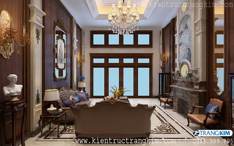 phối cảnh nội thất từng khu vực trong nhà