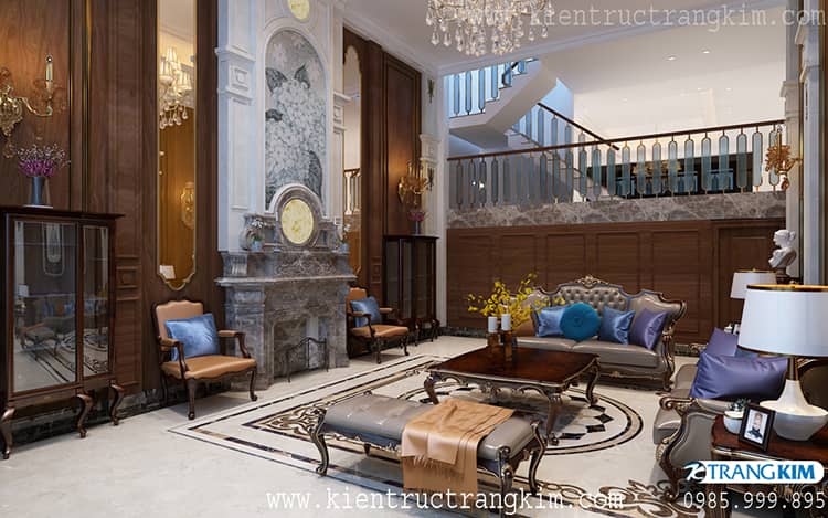 phối cảnh nội thất từng khu vực trong nhà