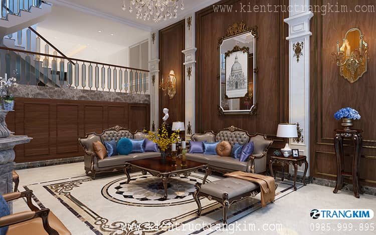 phối cảnh nội thất từng khu vực trong nhà