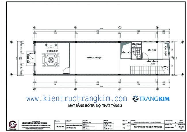 Mặt bằng tầng 3 1